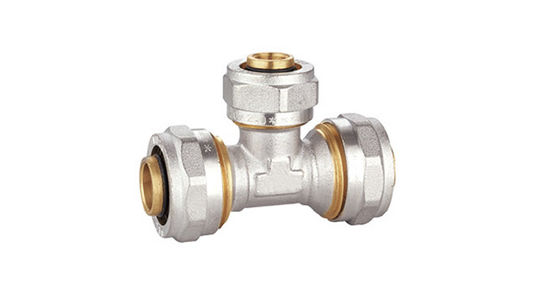 Conector igual de cobre amarillo de cobre amarillo de la camiseta de las colocaciones PF5006 de PEX-AI-PEX