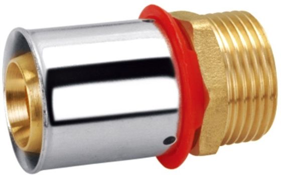 Unión macho de latón Conector recto de compresión PF3003