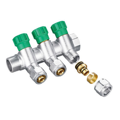 Multíple de cobre amarillo de la manera del OEM 10 forjado modificó 3/4 tamaño de la pulgada para requisitos particulares ×16-2