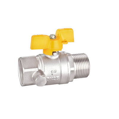 Valvas de bolas de bronce forjadas de tres cuartos de pulgada BV1027-MF Fabricantes ISO228/1 roscado