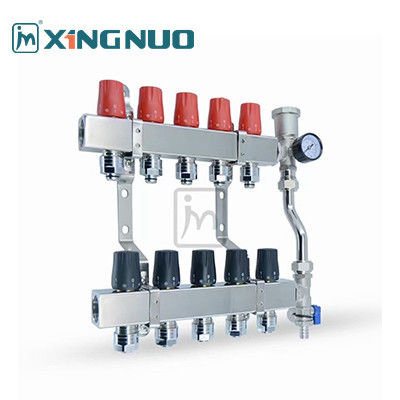 separador de agua colector de acero inoxidable Forjado Distribución de latón colector roscado