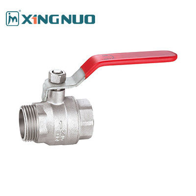 1/2 pulgadas masculino y femenino válvula de bolas de latón precisión CNC mecanizado de latón cuartos de giro de válvula para agua / gas