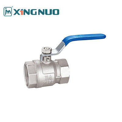 Válvula de bolas de latón de niquel 100% de fugas comprobadas por CNC para agua o aire de temperatura normal