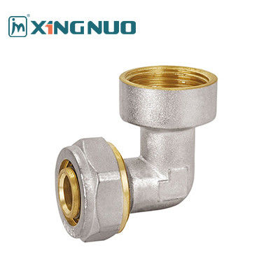 Fittings de codo femenino de latón certificado NSF 61 Fittings de codo femenino de PEX 16-32MM Fittings de compresión de codo de PEX de hilo femenino
