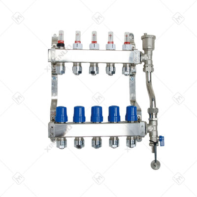 Colectores de válvulas de acero inoxidable mate, con certificación ISO 9001, que ofrecen rendimiento y fácil instalación en sistemas de proceso